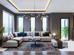 1001+ Mẫu thiết kế nội thất phòng khách đẹp hiện đại và 4 nguyên tắc bố trí