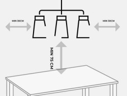 Bật mí khoảng cách treo đèn thả bàn ăn hợp với không gian bếp Bật mí khoảng cách treo đèn thả bàn ăn hợp với không gian bếp