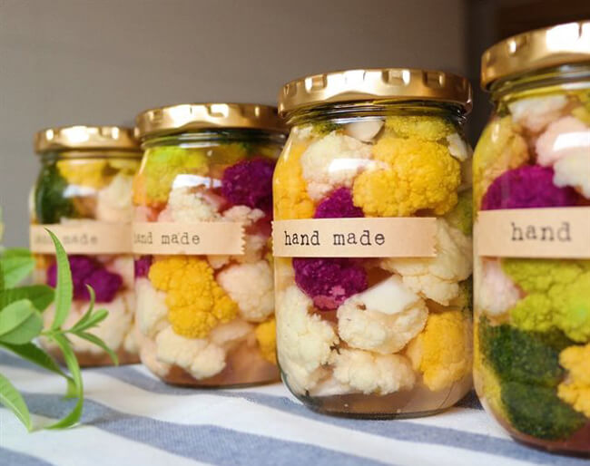 Bông cải ngâm giấm