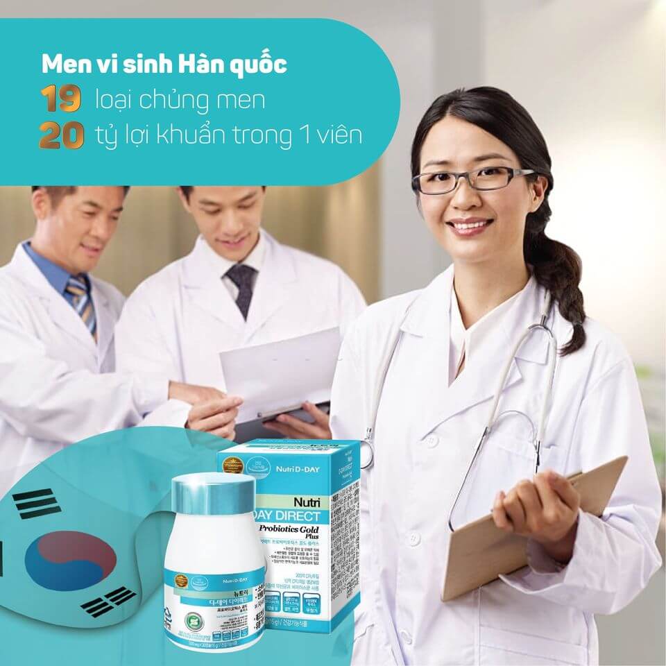 Công dụng của men vi sinh Hàn Quốc Nutri D-Day