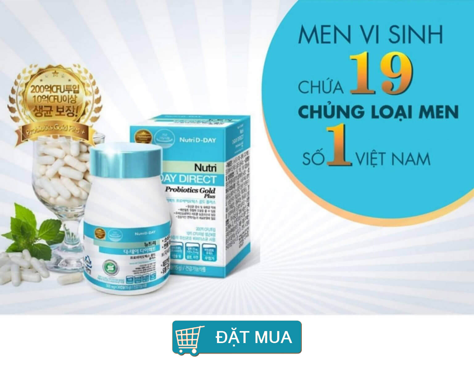 Liều dùng và cách bảo quản men vi sinh của Hàn