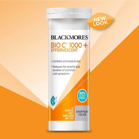 Blackmores Vitamin C 1000 Echinacea + Zinc 10 Effervescent